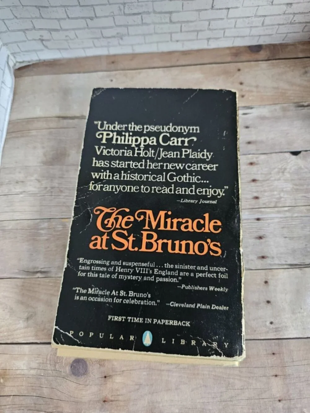 Philippa Carr The Miracle at St Bruno’s Gothic Romance Vintage Paperback